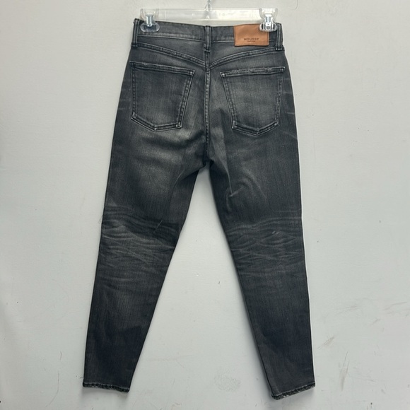 Moussy distressed faded Black Jeans - Picture 4 of 6